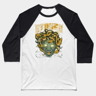 petrify, medusa, medusa god, god medusa, medusa shirt, gorgon, gorgon medusa, medusa gorgon Baseball T-Shirt